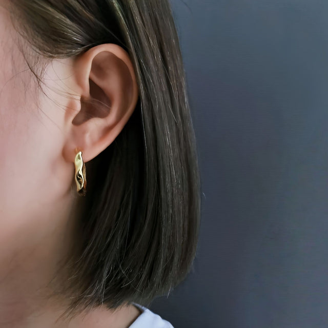 Silhouette Hoop Earrings