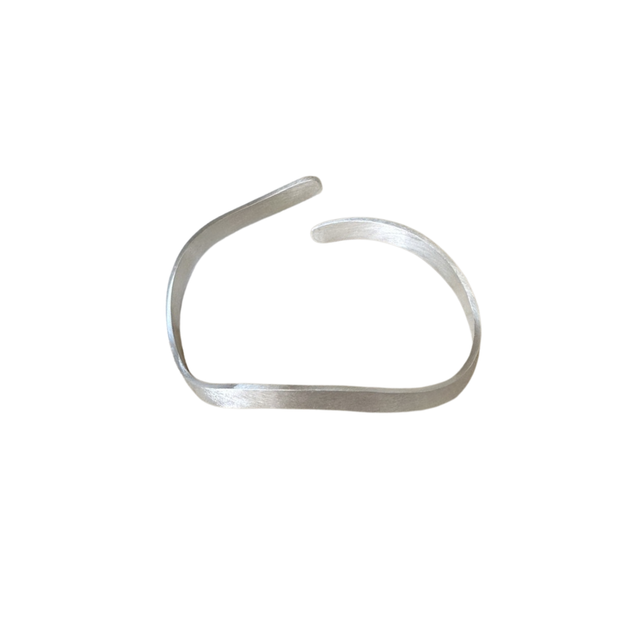 Ribbon Silver Bracelet