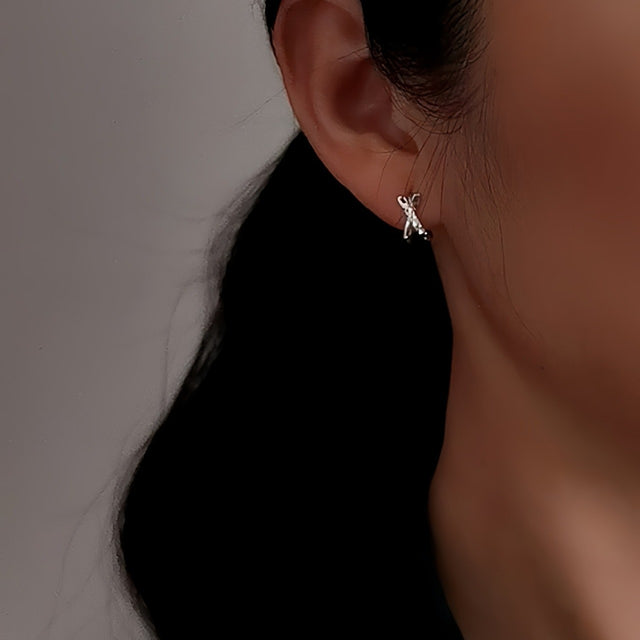 Cross Over Earrings