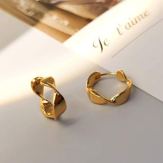 Spiral Hoop Earrings