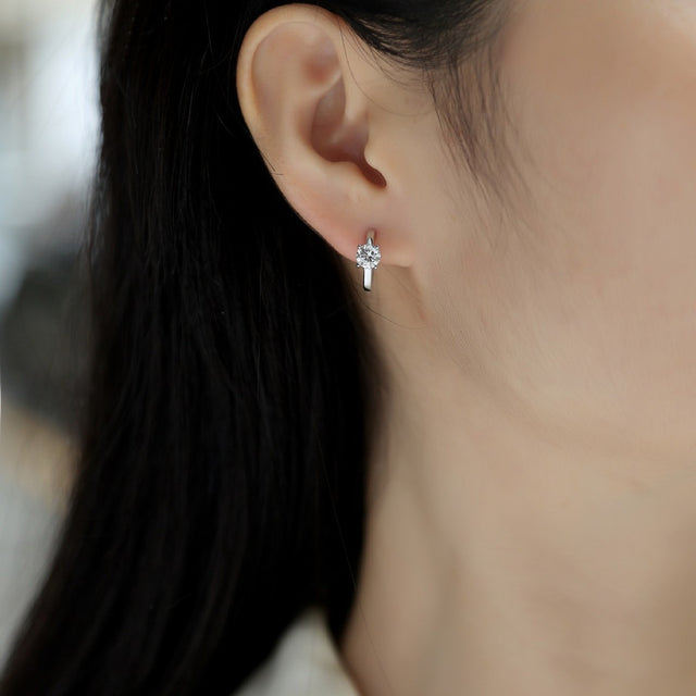 Essential Hoop Diamond Earrings