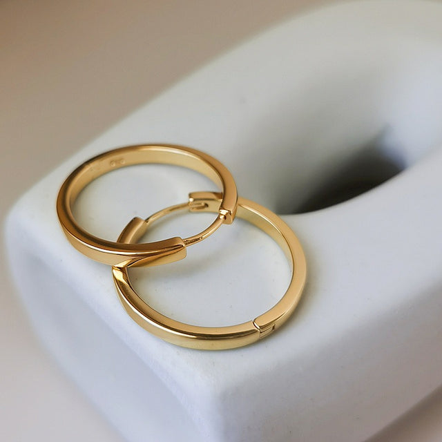 Essential Round Hoop Earrings