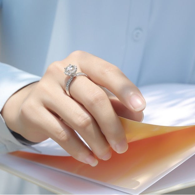 Floral Diamond Ring