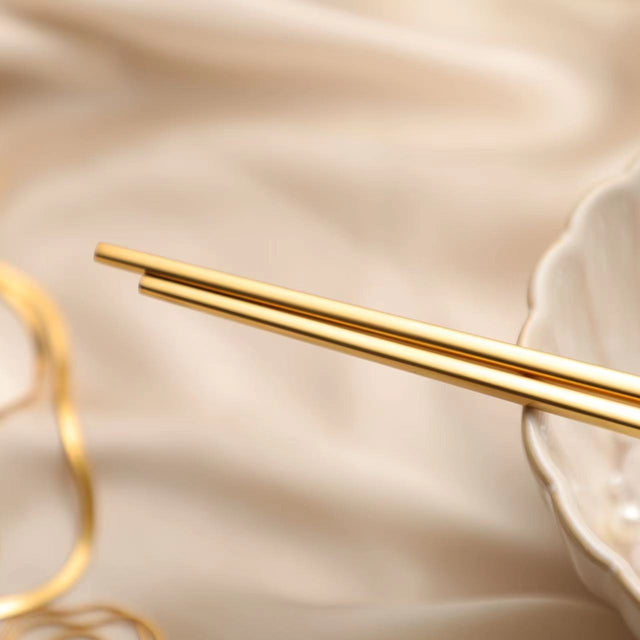 Gold Oriental Chopsticks