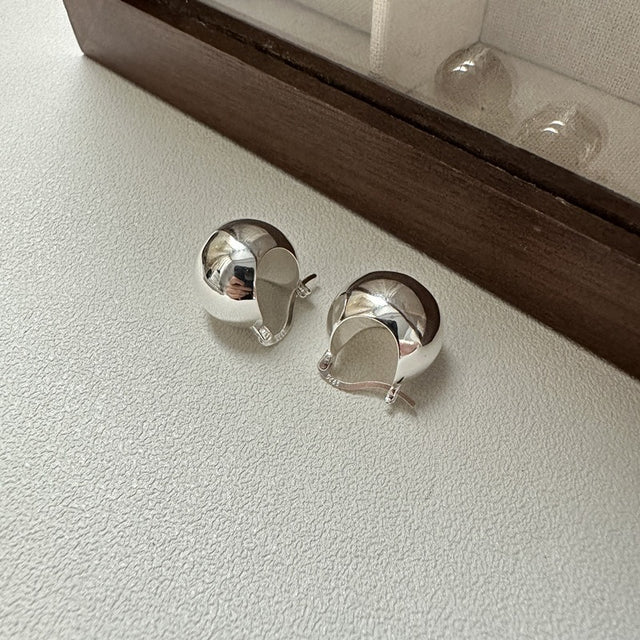 Big Dome Hoop Earrings