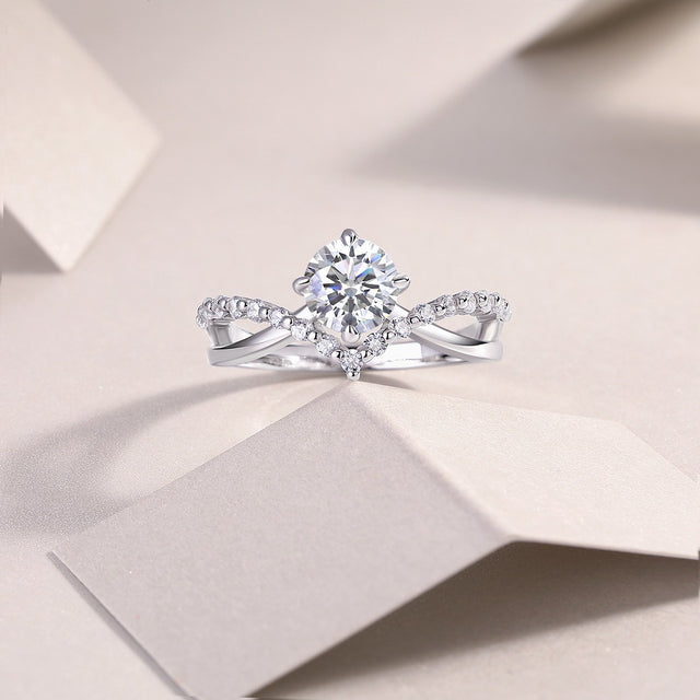 Crown Diamond Ring