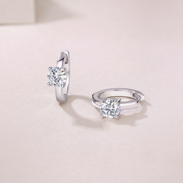 Essential Hoop Diamond Earrings