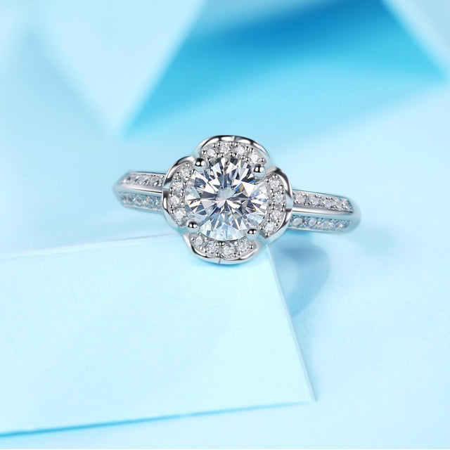 Floral Diamond Ring