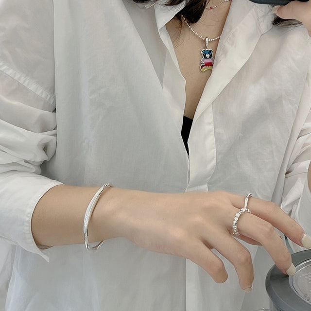 Square Silver Bracelet