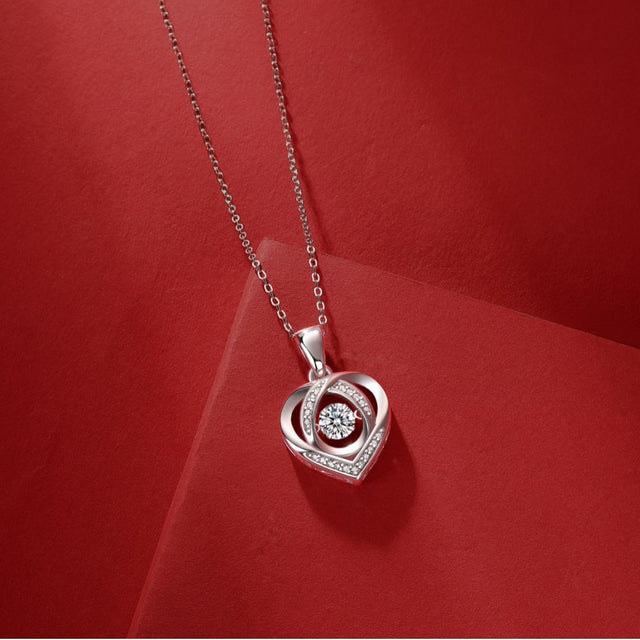 Love Heart Diamond Necklace