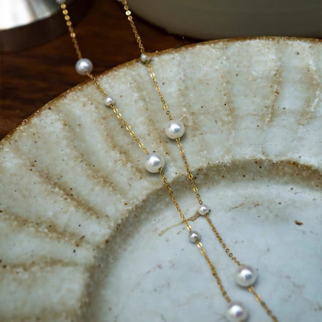 Mini Star Freshwater Pearl Necklace
