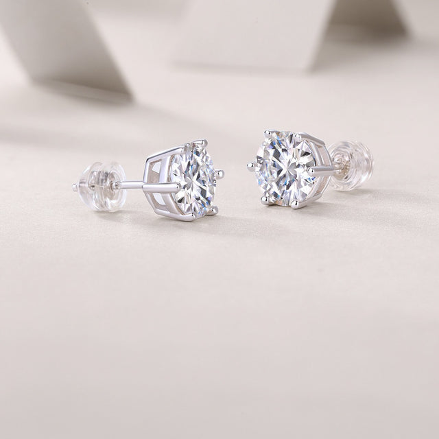 Lonely Star Diamond Earrings