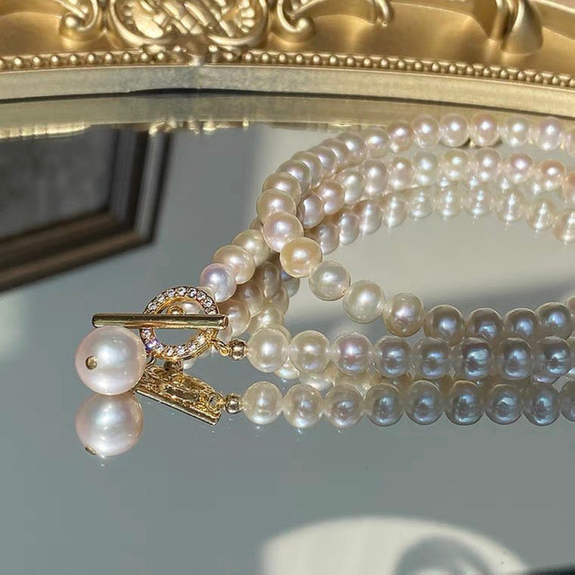 Sparkling Pearl Necklace