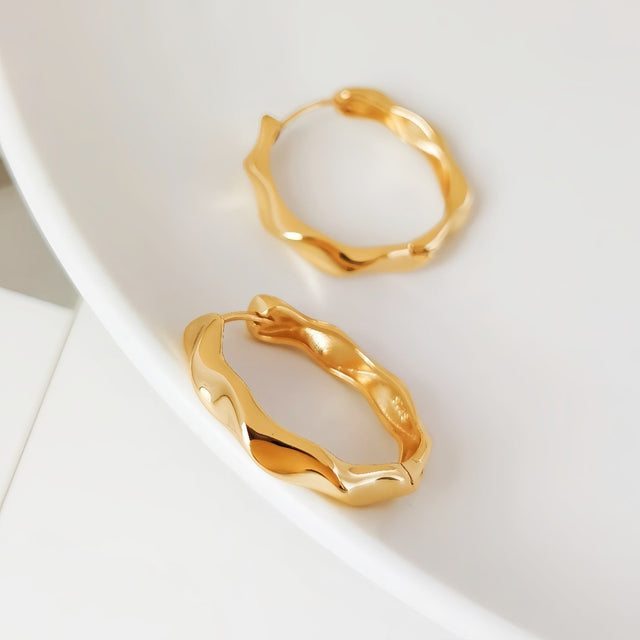 Silhouette Hoop Earrings