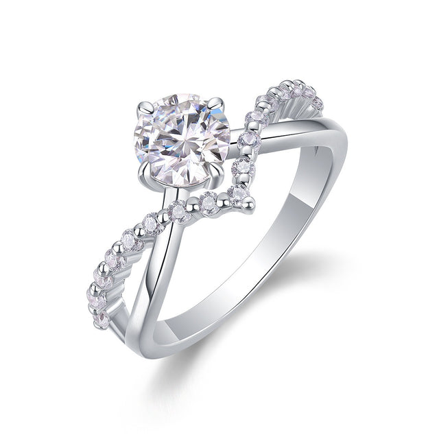 Crown Diamond Ring