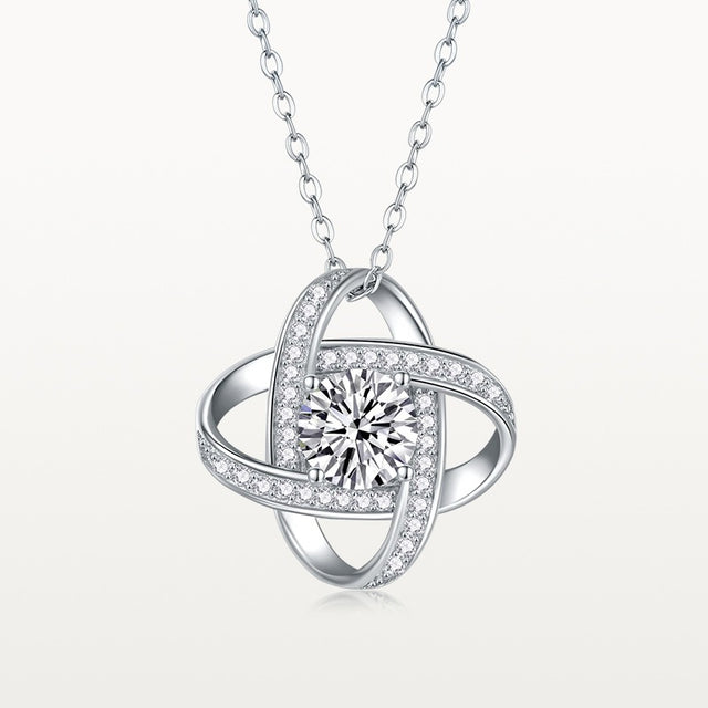 Möbius Diamond Necklace