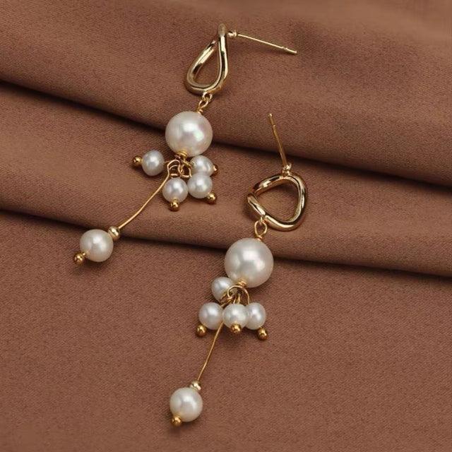 Pearl Tassel Earrings