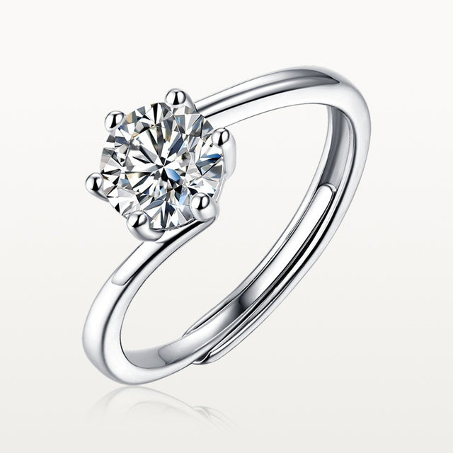 Six Prong Setting Diamond Ring