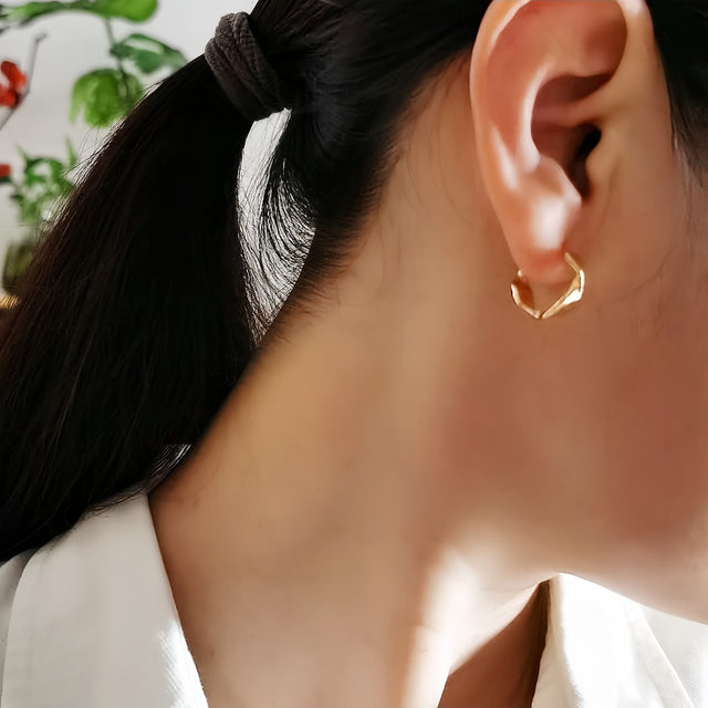 Spiral Hoop Earrings