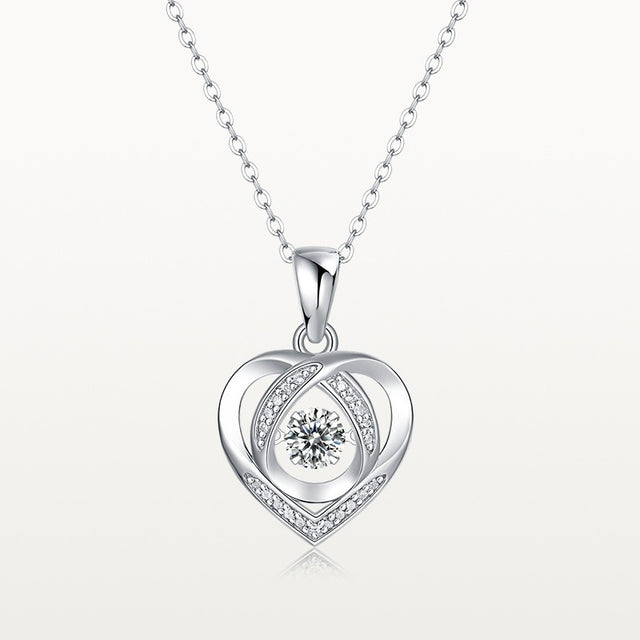 Love Heart Diamond Necklace