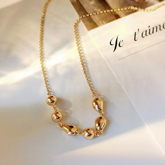 Gentle Beads Silver Necklace