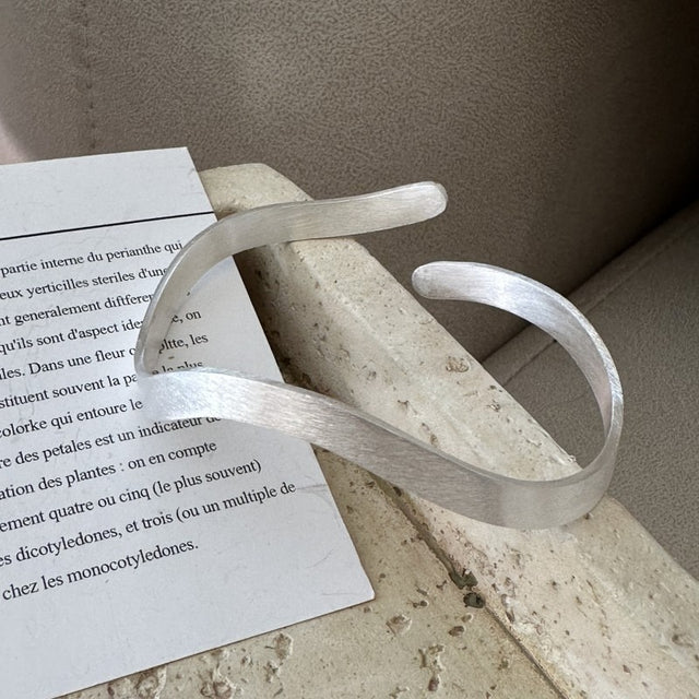 Ribbon Silver Bracelet