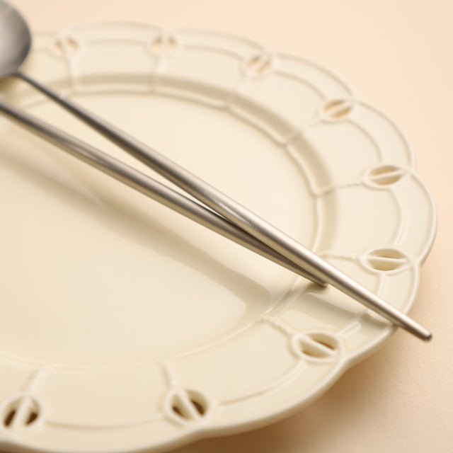 Silver Scandi Salad Set