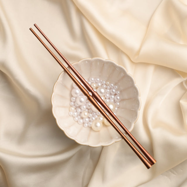 Rose Gold Colosseum Chopsticks