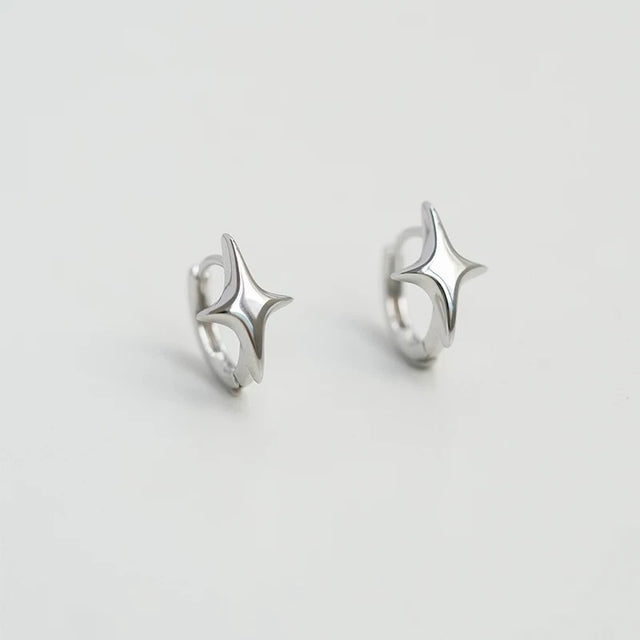 Twinkle Star Hoop Earrings