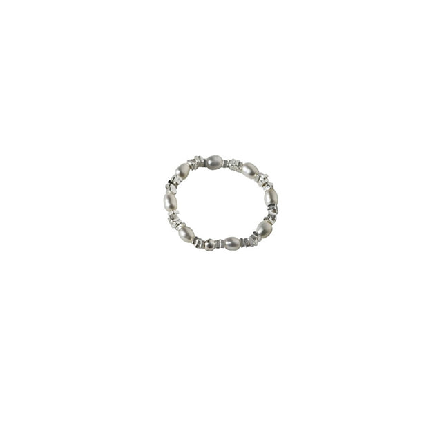 Baroque Pearl Silver Ring