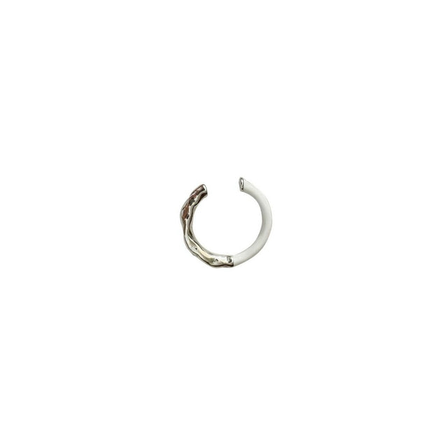 Dripping Glaze Silver Ring