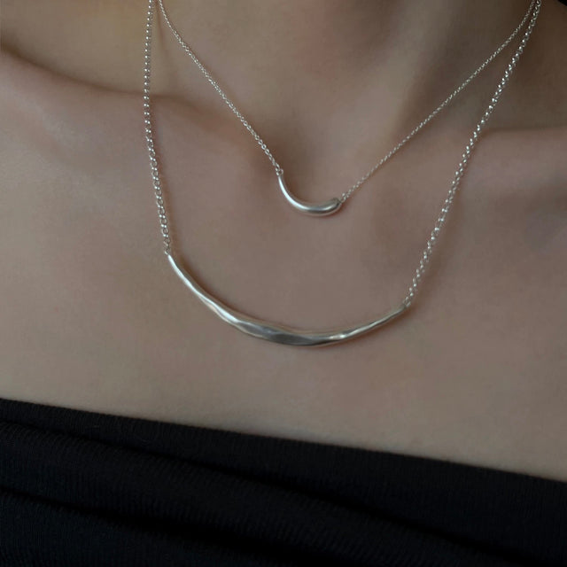Smile Silver Necklace