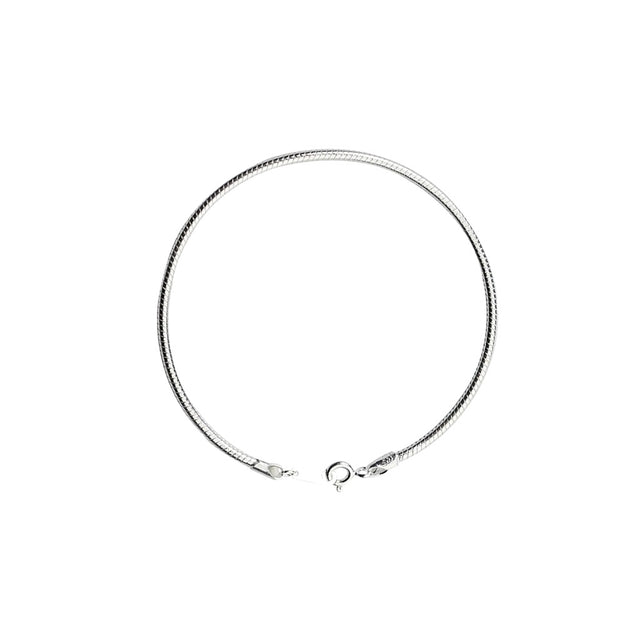 Snake Chain Silver Bracelet