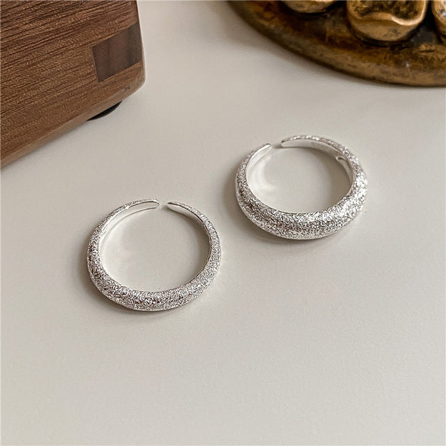Glittering Silver Ring