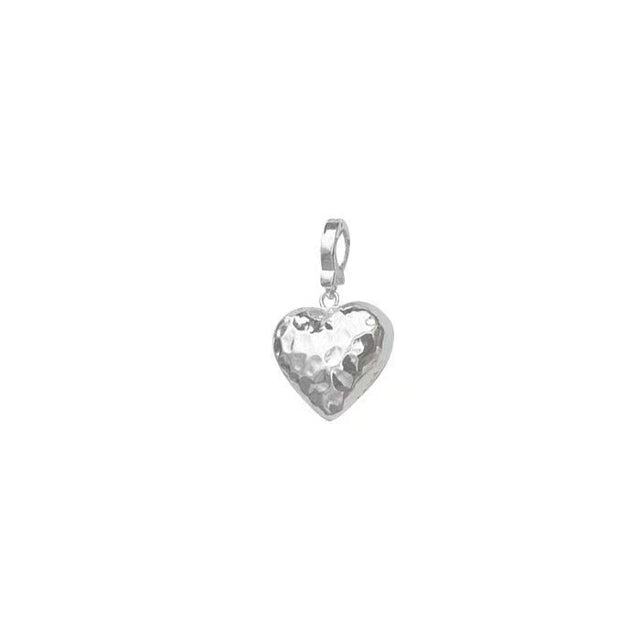 Heart Pendant Silver Necklace