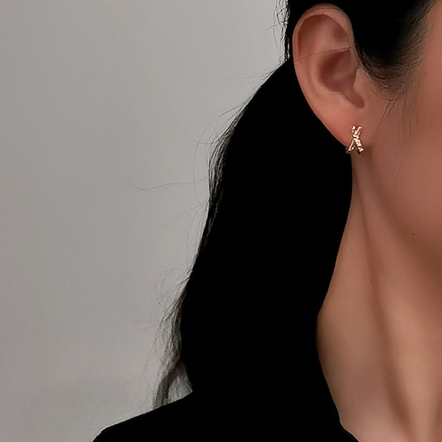 Cross Over Earrings