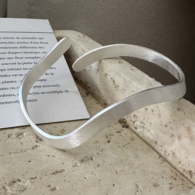 Ribbon Silver Bracelet