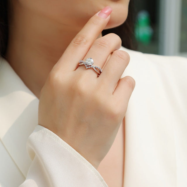 Crown Diamond Ring