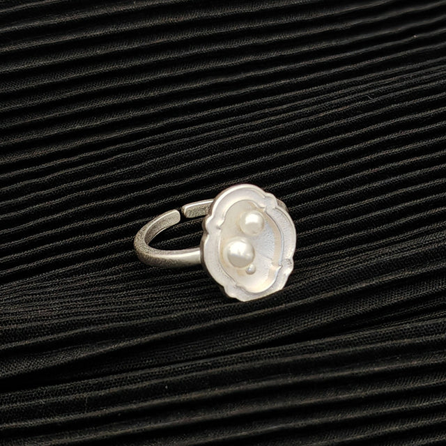 Pearl Saucer Ring