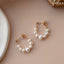 Pearl Hoop Earrings