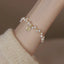 Retro Gold Pearl Bracelet