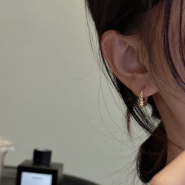 Twisted Hoop Earrings