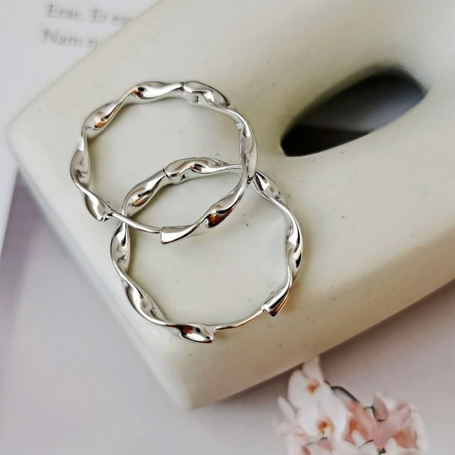 Infinity Hoop Earrings