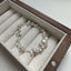 Small Sweet Silver and Pearl Bracelet