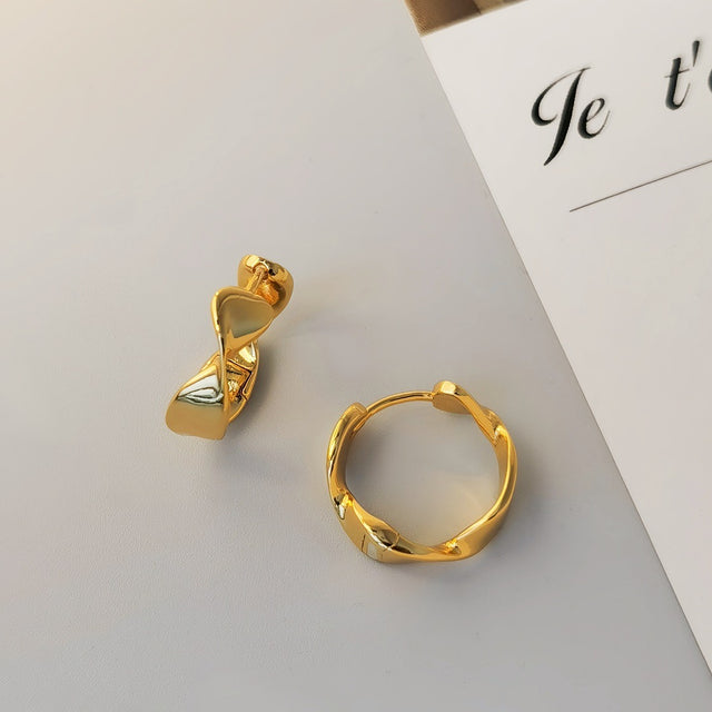 Spiral Hoop Earrings