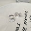 Swirl Fusilli Silver Stud Earrings