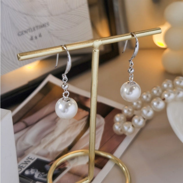 Calmly Pearl Drop Earrings