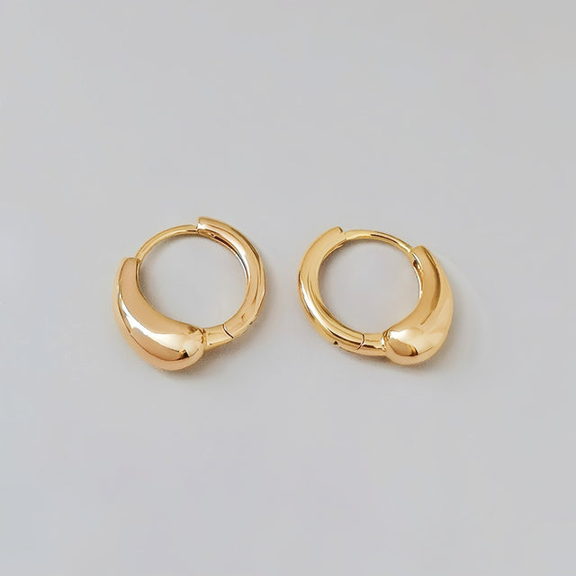 Curved Bean Earrings