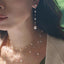 Long Pearl Drop Earrings