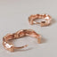 Lunar Crater Hoop Earrings